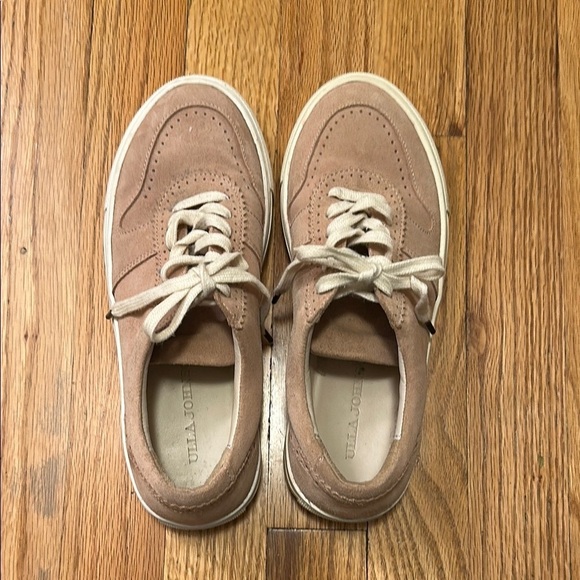 Ulla Johnson sz EU 37 US 6.5 Kai light pink suede sneakers great pre owned cond - Picture 2 of 8